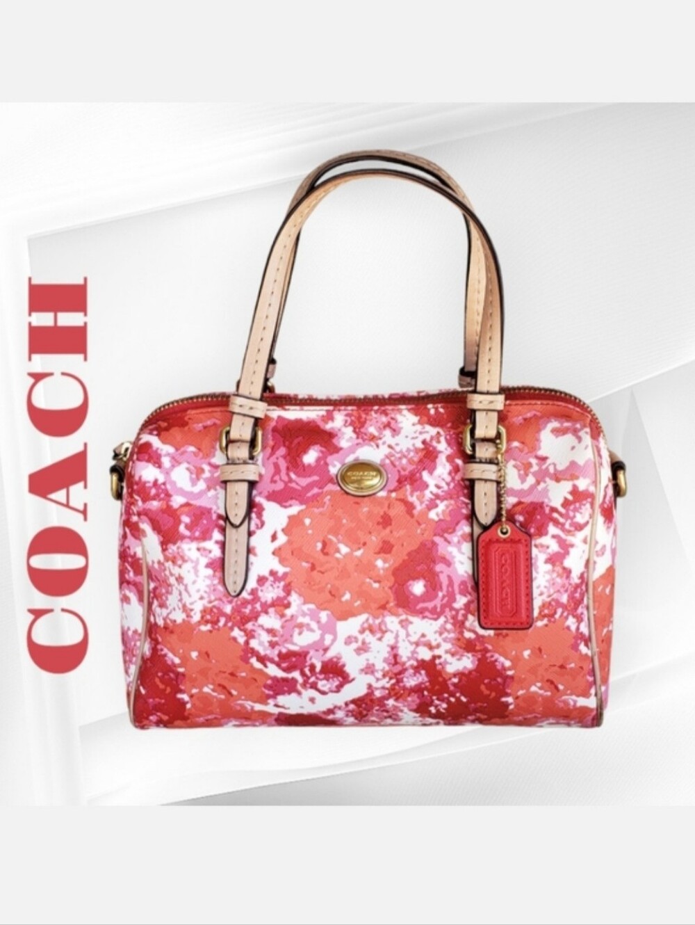 💯 COACH Bennett Peyton Mini Satchel